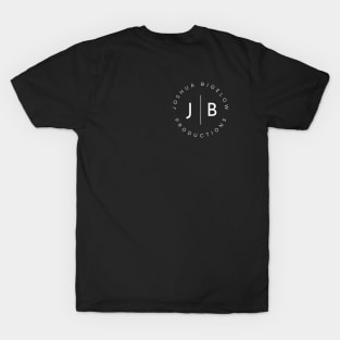 DARK JOSHUA BIGELOW PRODUCTIONS LOGO WITH MEDIA ON BACK T-Shirt